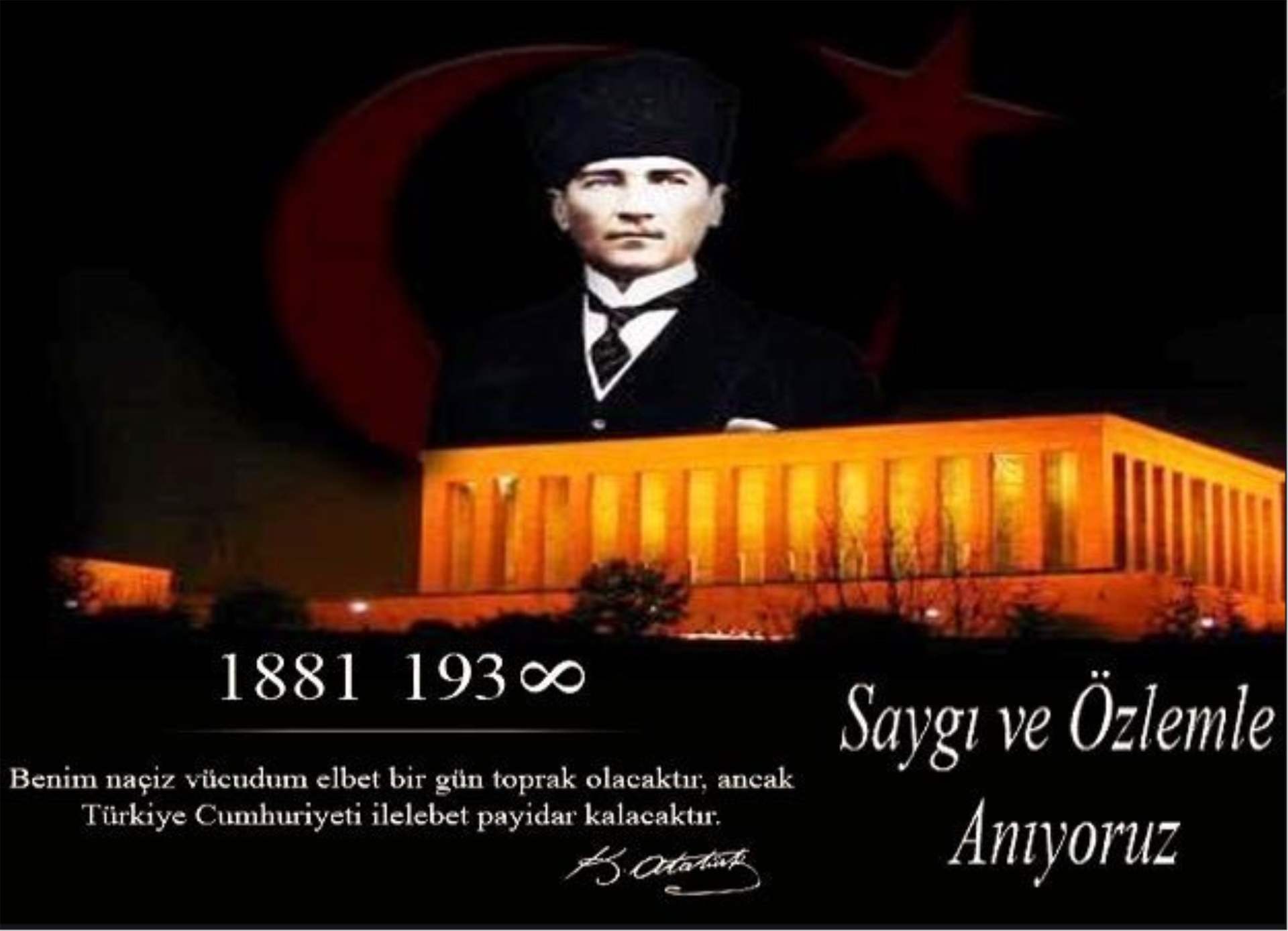 10 Kasım Atatürk' ü Anma
