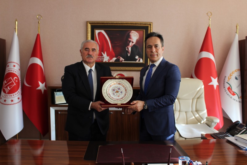Yargıtay Başkanı Sn. Mehmet AKARCA ve Beraberindeki Heyetin  Bölge Adliye Mahkememizi Ziyareti