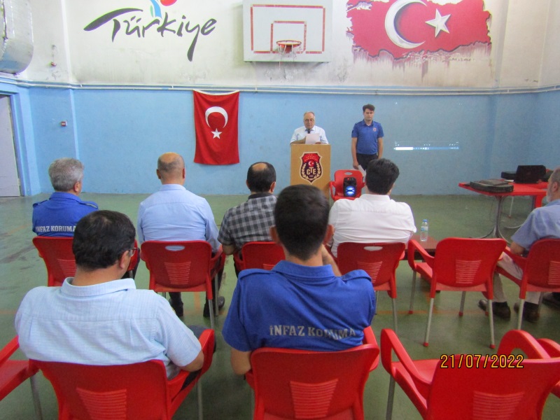 15 Temmuz Demokrasi ve Milli Birlik  Günü  Münasebetiyle Kurum Müdürümüz Sn. Murat Güngör, İlçe Müftümüz Yavuz Albayrak, Kurum Personeli ve Hükümlü/Tutukluların katılımıyla gerçekleştirilmiştir.