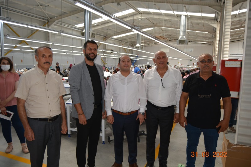 Merzifon Organize Sanayi Tekstil Firmalarını Ziyaret