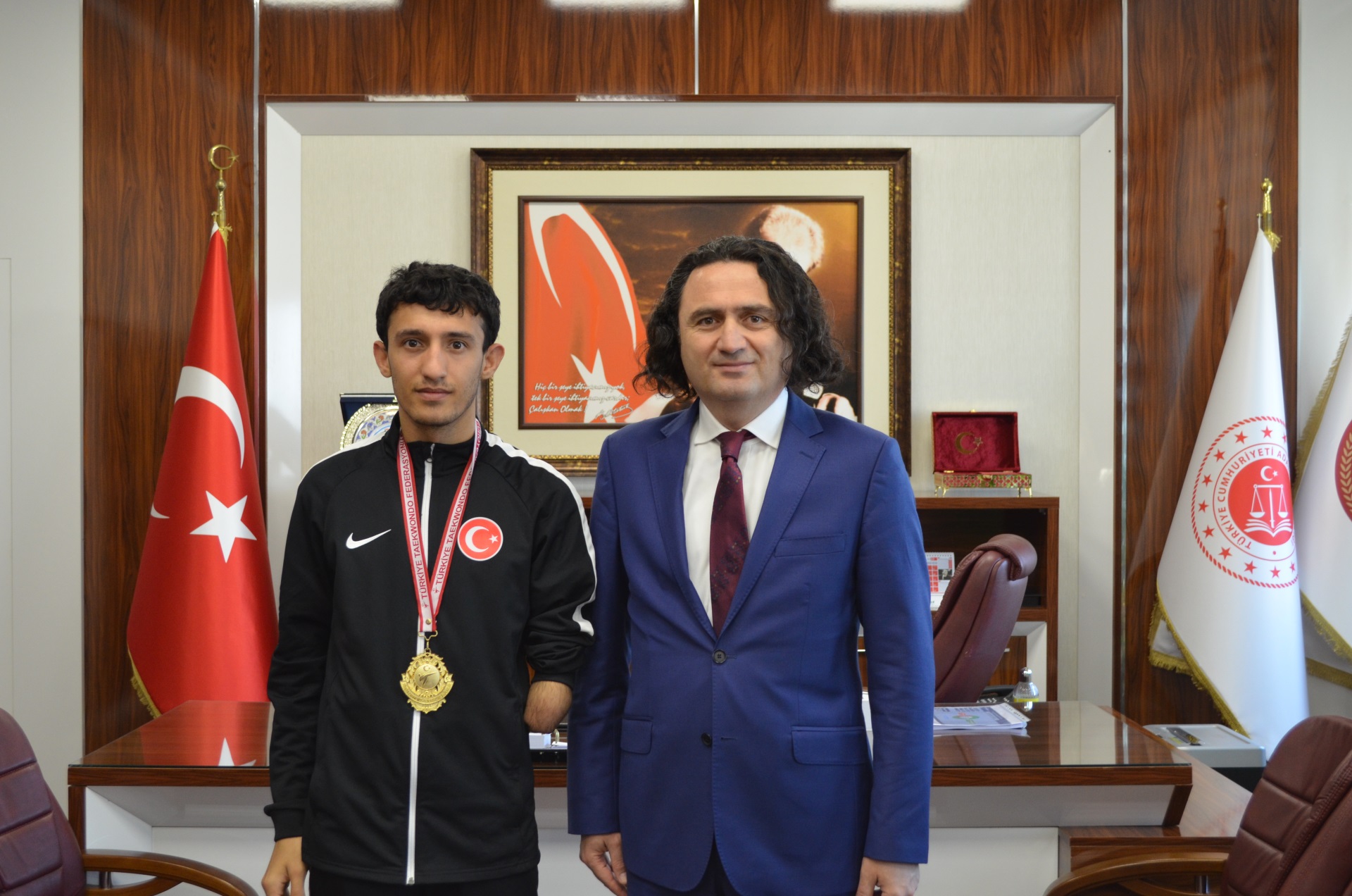 Türkiye Para Tekvando Şampiyonası Altın Madalya Sahibi Mehmet DÖNMEZ'in Ziyareti