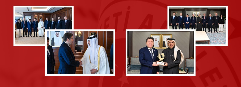 ADALET BAKANI YILMAZ TUNÇ, KATAR BAŞSAVCISI VE YÜKSEK YARGI BAŞKANIYLA BİR ARAYA GELDİ