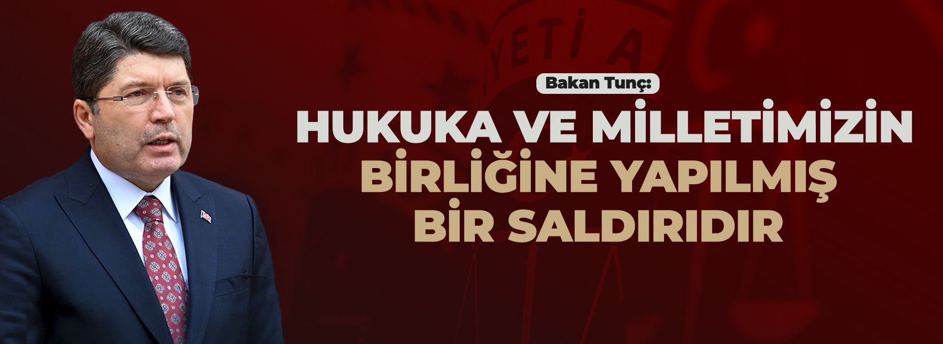 ADALET BAKANI YILMAZ TUNÇ’TAN SARAÇHANE AÇIKLAMASI Duyuru Görseli