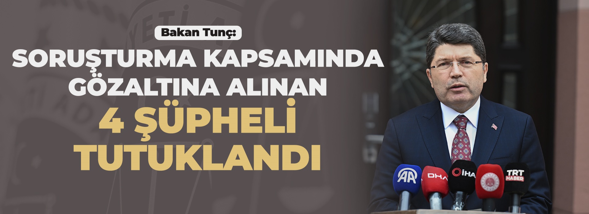 ADALET BAKANI YILMAZ TUNÇ'TAN, LEMAN DERGİSİNE YÖNELİK SORUŞTURMAYA İLİŞKİN AÇIKLAMA Duyuru Görseli