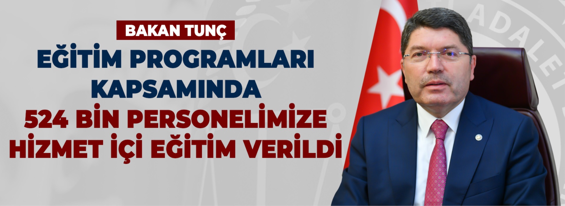 BAKAN TUNÇ: PERSONELİMİZİ GELİŞTİRMEYE VE GÜÇLENDİRMEYE DEVAM EDECEĞİZ Duyuru Görseli