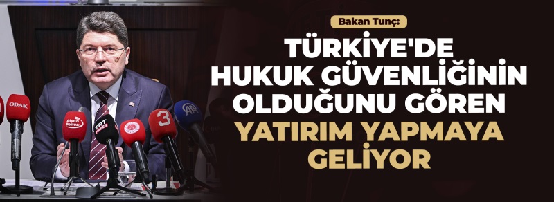 ADALET BAKANI YILMAZ TUNÇ, AFYONKARAHİSAR'DA İŞ DÜNYASI BULUŞMALARI PROGRAMI'NDA KONUŞTU