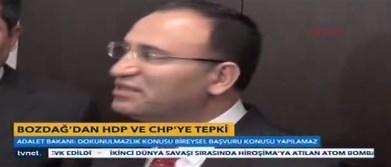 Bozdağ'dan HDP ve CHP'ye tepki