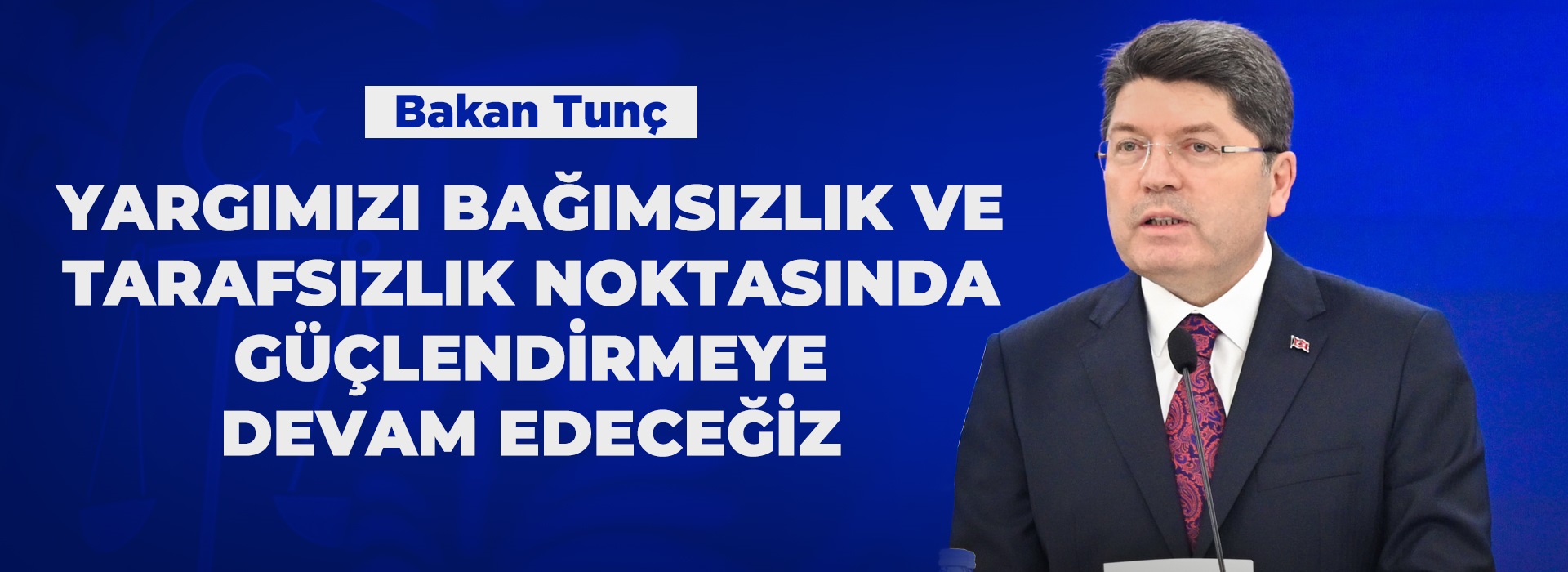 ADALET BAKANI YILMAZ TUNÇ, İDARİ YARGI DEĞERLENDİRME TOPLANTISI'NA KATILDI Duyuru Görseli