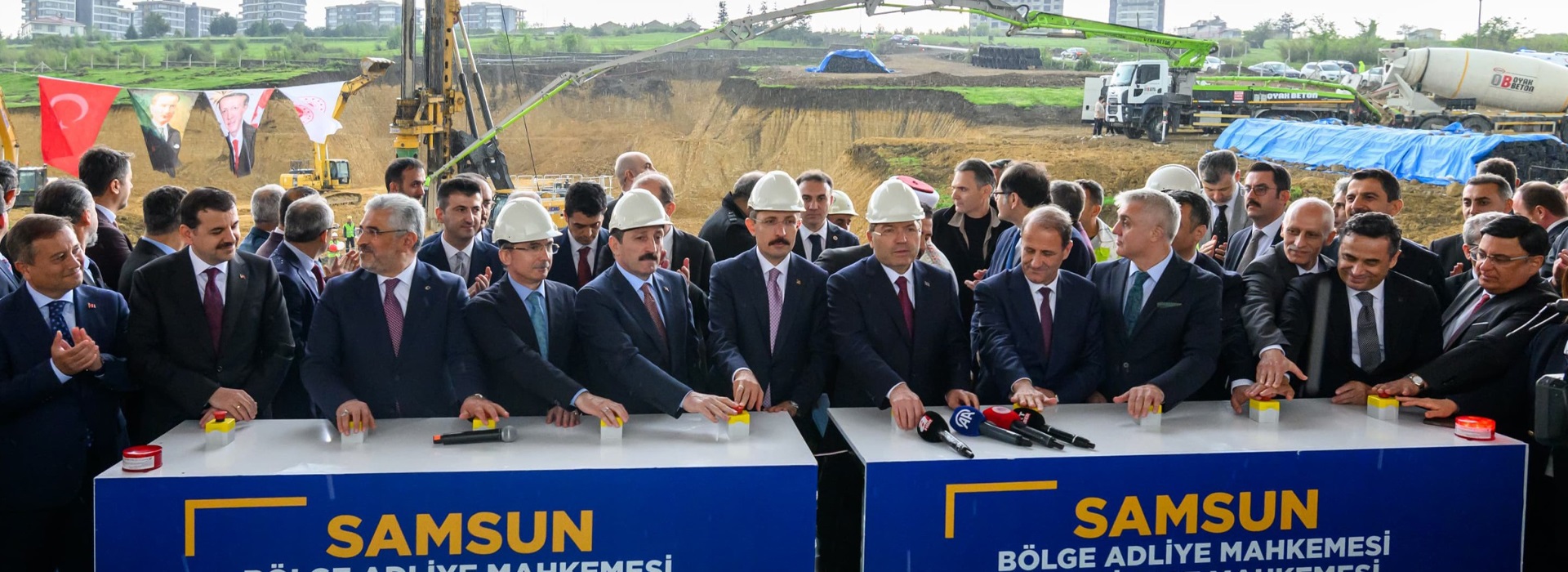 ADALET BAKANI YILMAZ TUNÇ, SAMSUN'DA BAZI MAHKEMELERİN YER ALACAĞI KAMPÜSÜN TEMEL ATMA TÖRENİNE KATILDI  Duyuru Görseli