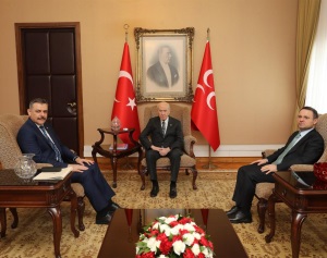 MHP GENEL BAŞKANI SAYIN DEVLET BAHÇELİ’Yİ, İÇİŞLERİ BAKANIMIZ SAYIN MUSTAFA ÇİFTÇİ İLE BİRLİKTE ZİYARET ETTİK.