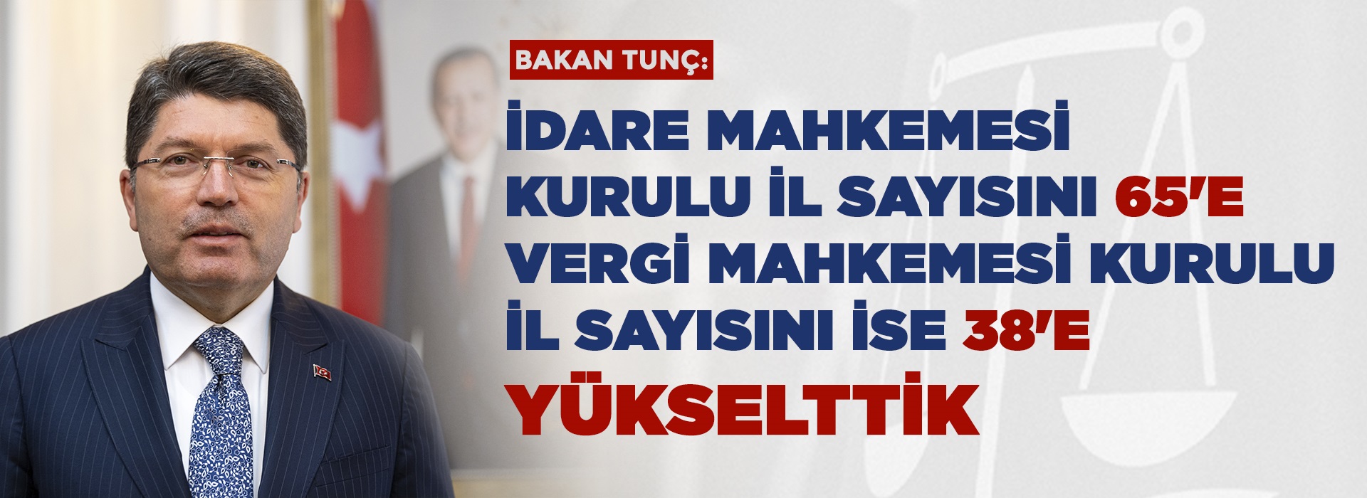 İDARE VE VERGİ MAHKEMELERİNİN KURULMASINA VE YARGI ÇEVRELERİNİN BELİRLENMESİNE İLİŞKİN KARAR RESMİ GAZETE'DE YAYIMLANDI Duyuru Görseli