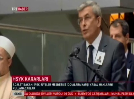 Adalet Bakanı Kenan İpek, HSYK`ya yönelik iddialara yanıt verdi
