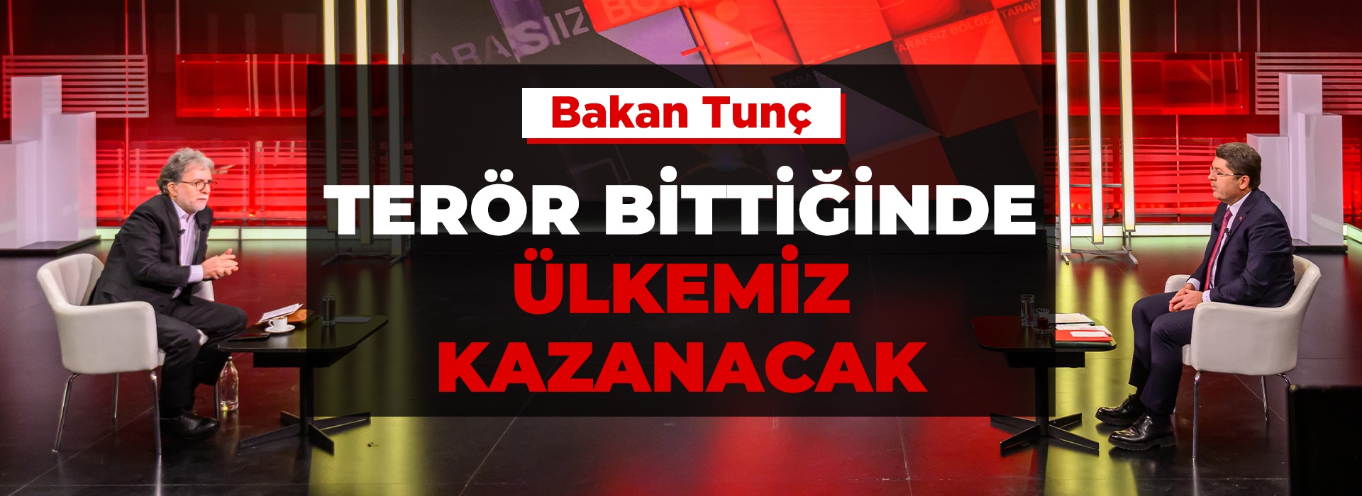 ADALET BAKANI TUNÇ, CANLI YAYINDA SORULARI YANITLADI Duyuru Görseli