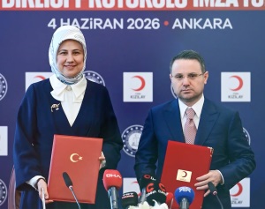 ADALET BAKANLIĞI VE TÜRK KIZILAY İŞ BİRLİĞİ PROTOKOLÜ İMZA TÖRENİ