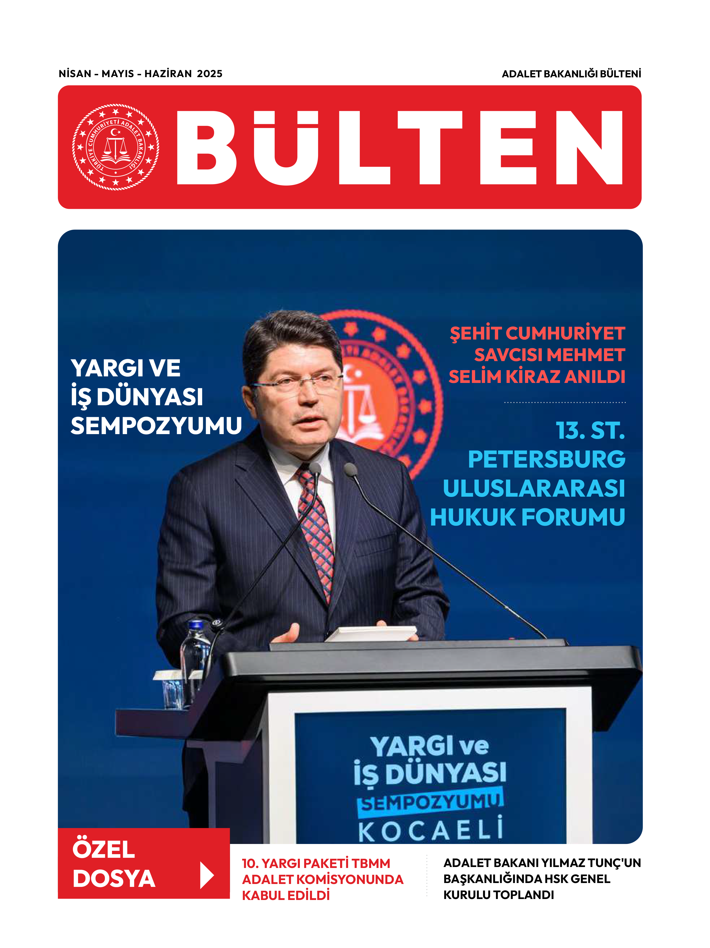 NİSAN - MAYIS - HAZİRAN 2025 BÜLTENİ Kapak