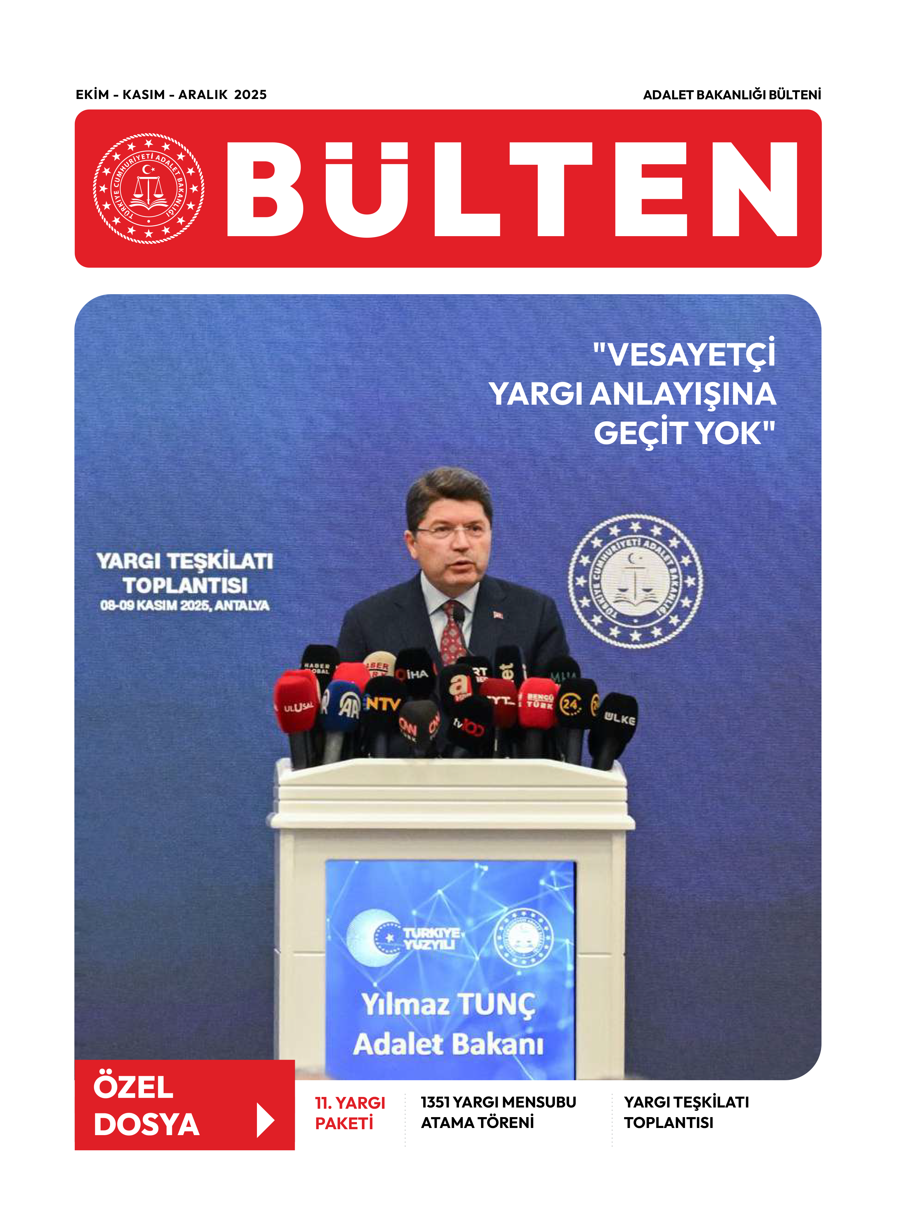 EKİM - KASIM - ARALIK 2025 BÜLTENİ Kapak