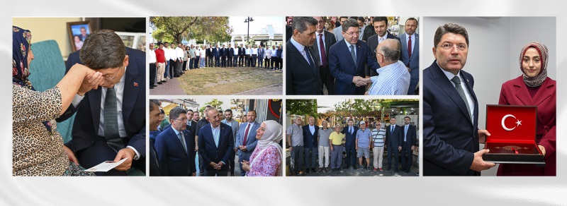 ADALET BAKANI YILMAZ TUNÇ, ÇEŞİTLİ TEMASLARDA BULUNDU