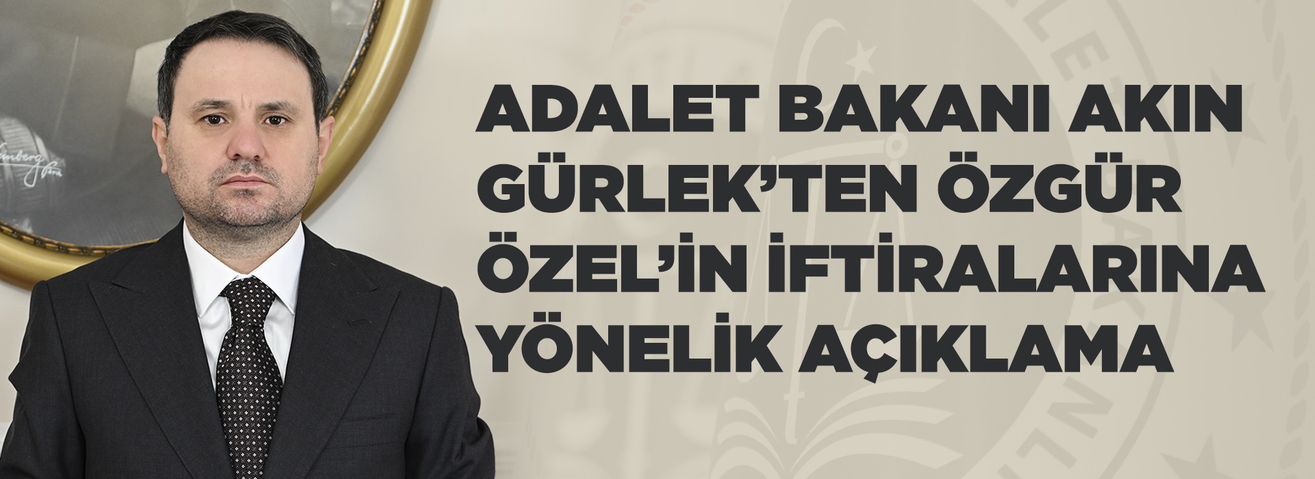 BAKAN GÜRLEK: TAPU KAYITLARINDA KARŞILIĞI OLMAYAN HAYAL ÜRÜNÜ BU İDDİALAR TAMAMEN KAMUOYUNU YANILTMAYA YÖNELİKTİR Duyuru Görseli