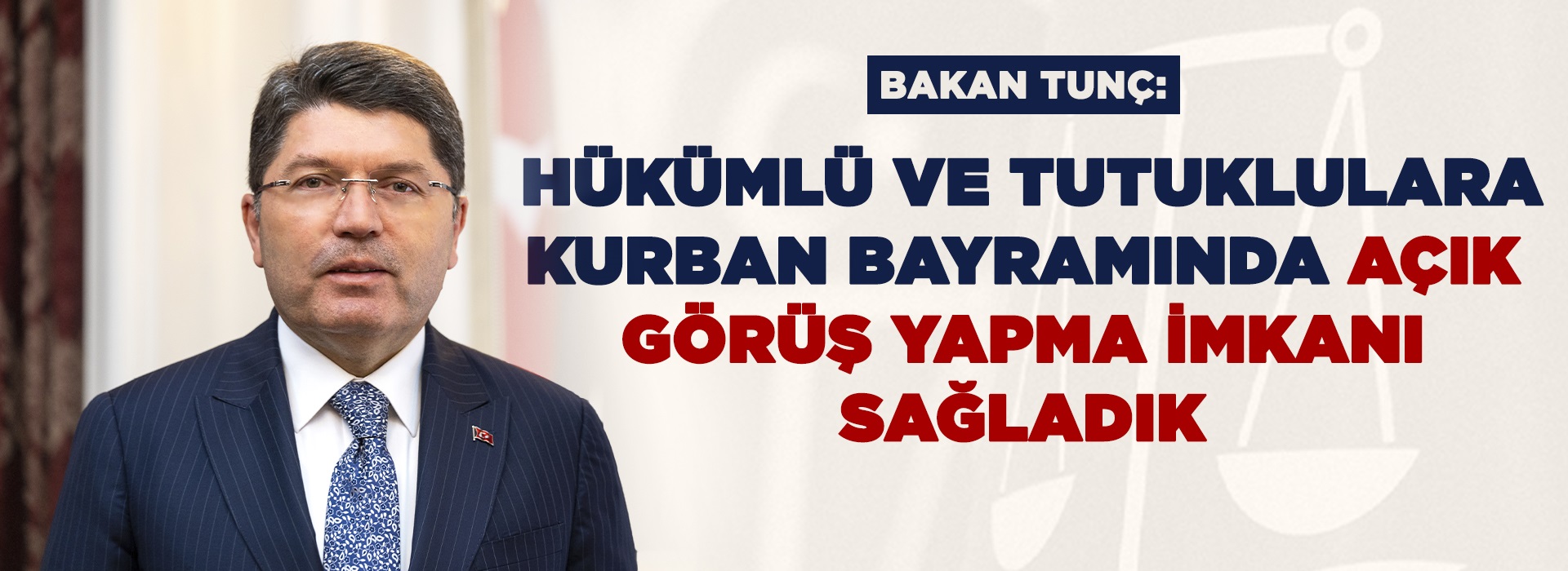 BAYRAMDA CEZAEVLERİNDE AÇIK GÖRÜŞ YAPILACAK Duyuru Görseli