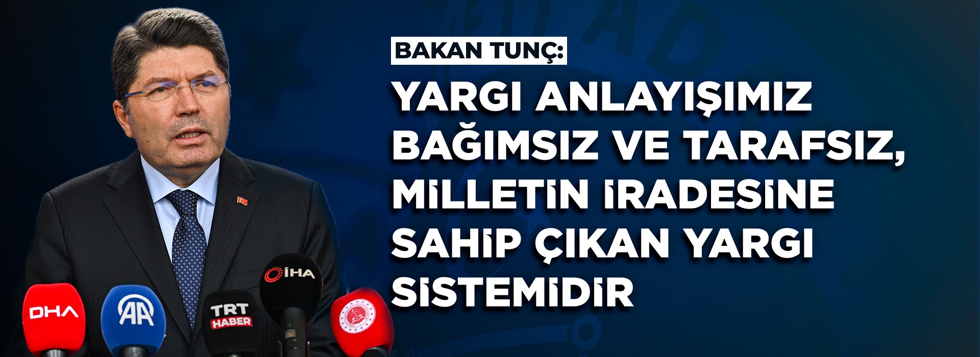 ADALET BAKANI YILMAZ TUNÇ, BARTIN'DA GÜNDEME İLİŞKİN SORULARI YANITLADI Duyuru Görseli