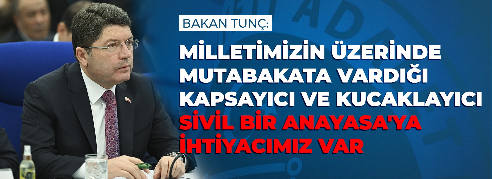 ADALET BAKANI TUNÇ, TBMM PLAN VE BÜTÇE KOMİSYONUNDA, 2025 YILI BÜTÇESİNİN SUNUMUNU YAPTI Duyuru Görseli