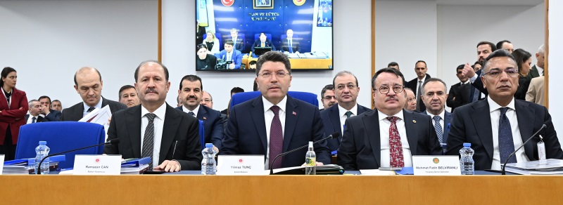 ADALET BAKANLIĞININ 2026 YILI BÜTÇESİ GÖRÜŞMELERİ TBMM PLAN VE BÜTÇE KOMİSYONUNDA BAŞLADI