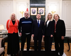 ÇAĞLA TUĞALTAY EVLADIMIZIN KIYMETLİ AİLESİYLE BAKANLIĞIMIZDA BİR ARAYA GELDİK