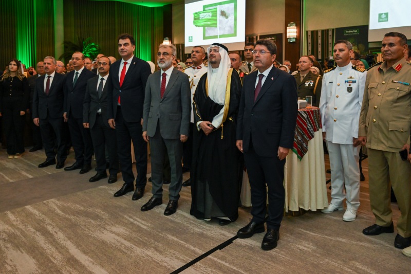 ADALET BAKANI YILMAZ TUNÇ, SUUDİ ARABİSTAN'IN MİLLİ GÜN RESEPSİYONUNA KATILDI