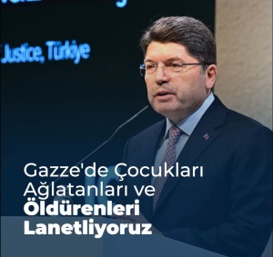 GAZZE'DE ÇOCUKLARI AĞLATANLARI VE ÖLDÜRENLERİ LANETLİYORUZ