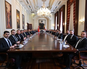 NEVŞEHİR İÇİN ÜRETEN İŞ İNSANLARIMIZI BAKANLIĞIMIZDA MİSAFİR ETTİK