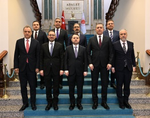 TÜRKİYE BAROLAR BİRLİĞİ BAŞKANI SAYIN ERİNÇ SAĞKAN VE BERABERİNDEKİ HEYETLE BAKANLIĞIMIZDA BİR ARAYA GELDİK