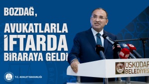 Adalet Bakanı Bekir Bozdağ, İstanbul 2 Nolu Barosu’nun düzenlediği iftar programında konuştu