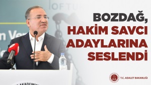 Adalet Bakanı Bozdağ, Türkiye Adalet Akademisi'nde konuştu.