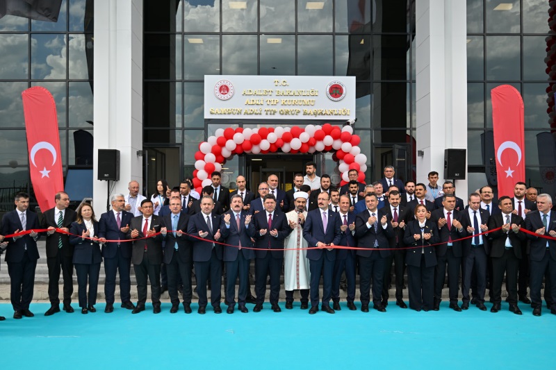 ADALET BAKANI TUNÇ, SAMSUN ADLİ TIP GRUP BAŞKANLIĞI HİZMET BİNASI'NIN AÇILIŞINDA KONUŞTU 