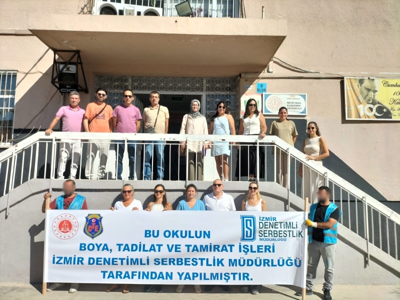 DENETİMLİ SERBESTLİK YÜKÜMLÜLERİ OKULLARI YENİ EĞİTİM ÖĞRETİM YILINA HAZIRLADI