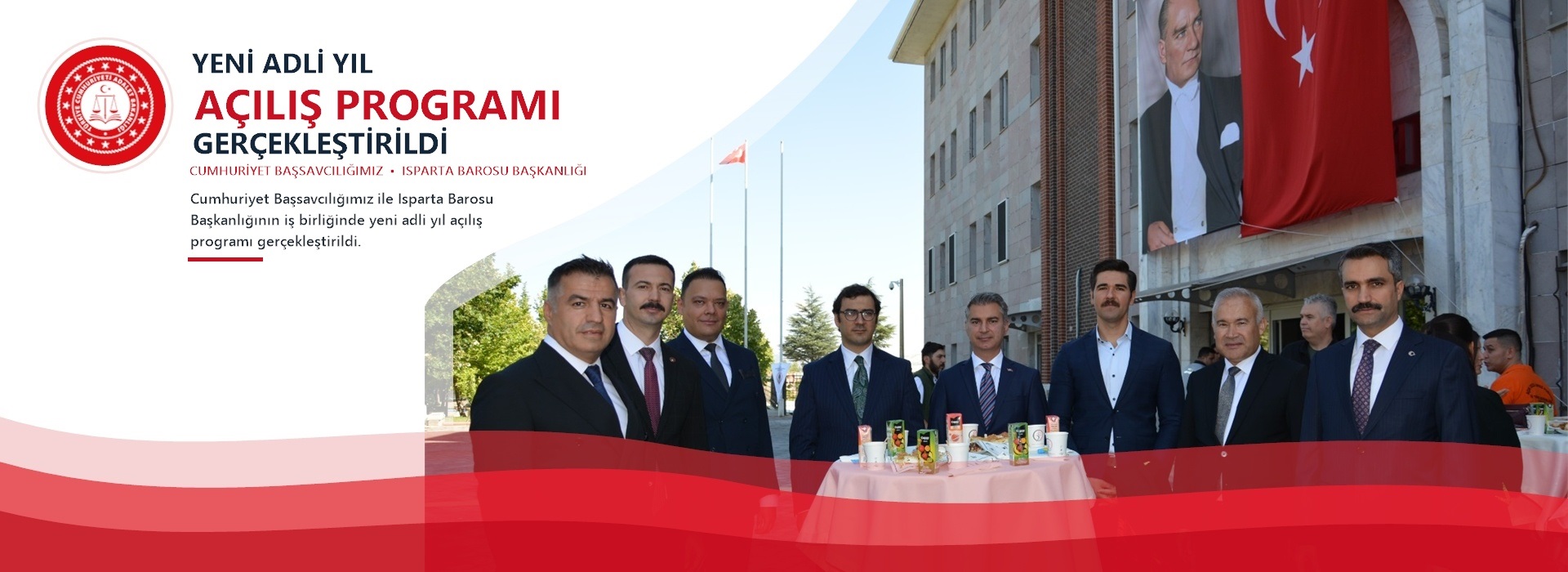 Cumhuriyet Başsavcılığımız ile Isparta Baro Başkanlığı tarafından 2026 - 2027 yılı yeni adli yıl açılış programı düzenlendi.