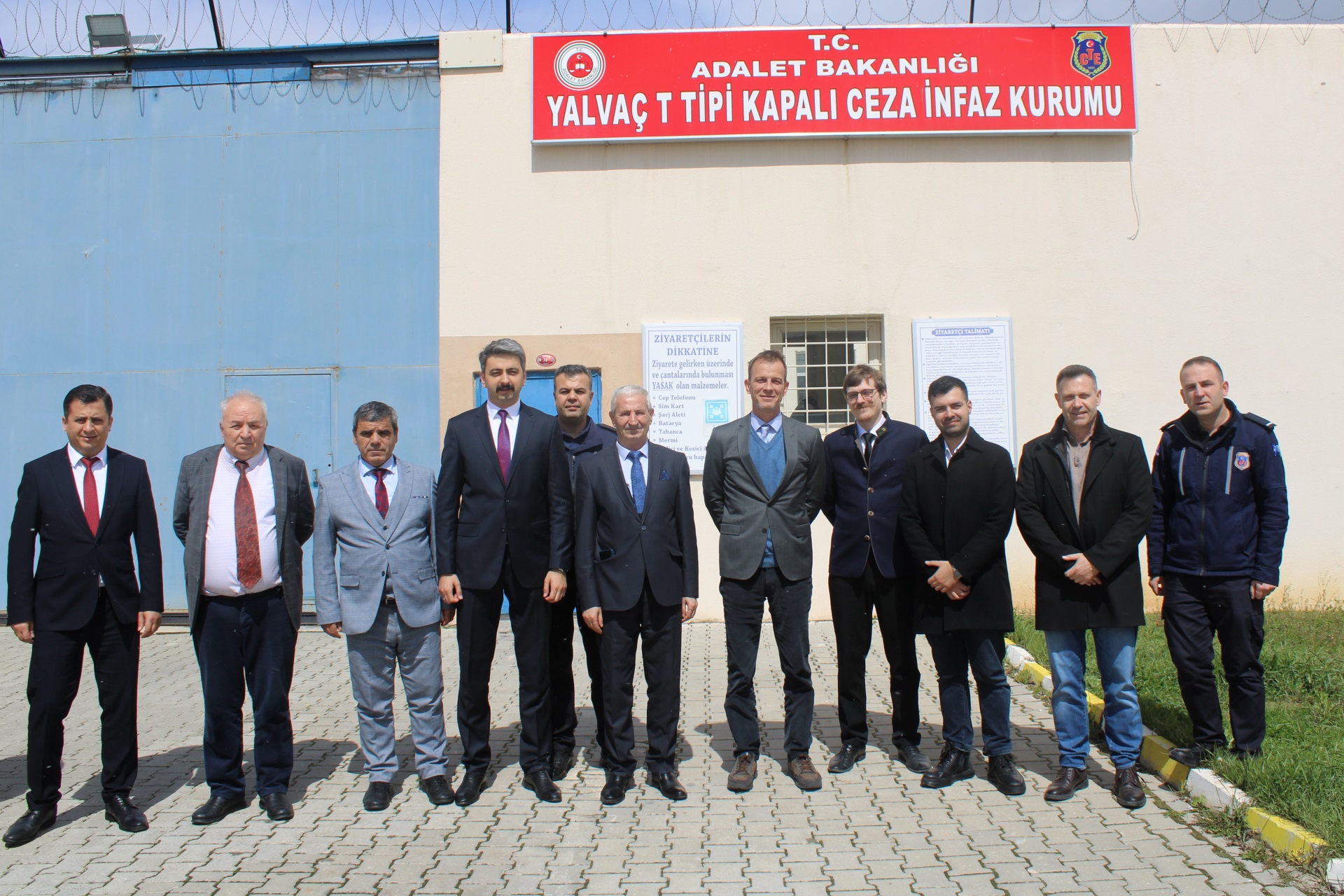 Avusturya Ankara Büyükelçilikte Görevli Heyet Yalvaç T Tipi Kapalı ve Açık Ceza İnfaz Kurumunu Ziyaret Etti