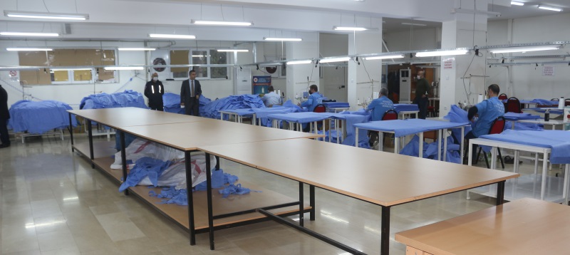Personel Özverili Çalışması İle Üretime Destek Veriyor