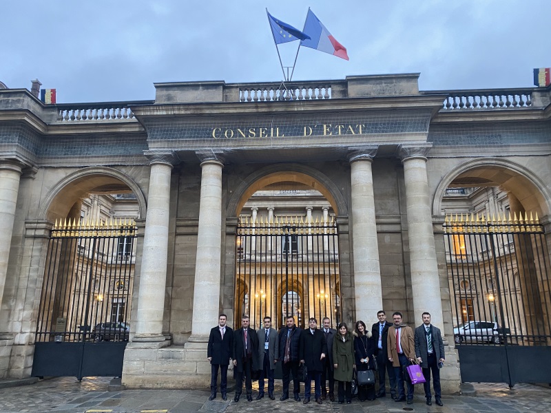 İdari Yargı Projesi Kapsamında Fransa Çalışma Ziyareti Raporu Hazırlanmıştır