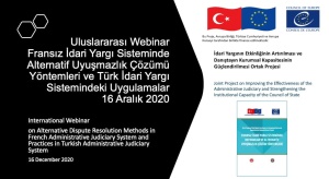 İdari Yargıda Alternatif Uyuşmazlık Çözümleri (Auç) Yöntemleri Hakkında Webinar Katılımcı ve  Sunumlara  İlişkin Tanıtım Videosu