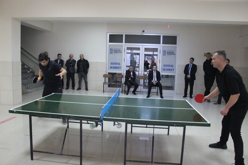 Ermenek Cumhuriyet Başsavcılığımızca Adliyemizde Düzenlenen Masa Tenisi Turnuvası Sona Erdi