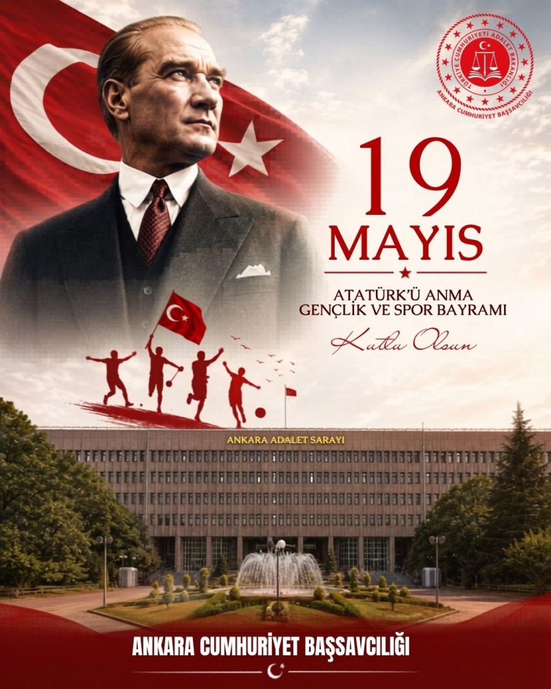 19 Mayıs Atatürk'ü Anma Gençlik ve Spor Bayramı Kutlu Olsun