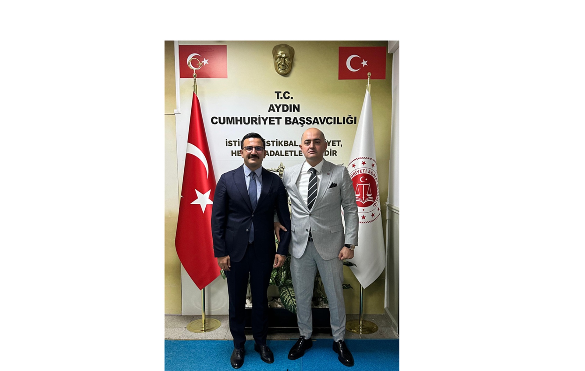 Tire Cumhuriyet Başsavcısı Burak MOLA'nın, Aydın Cumhuriyet Başsavcısı Uygur Kaan ARISOY'u Ziyareti