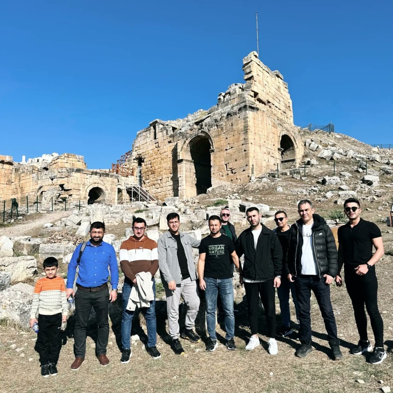 808.Dönem Mutemetlik İşlemleri Eğitimine Katılan Kursiyerlerimize Yönelik Pamukkale-Hierapolis Antik Kent Gezisi Düzenlendi.
