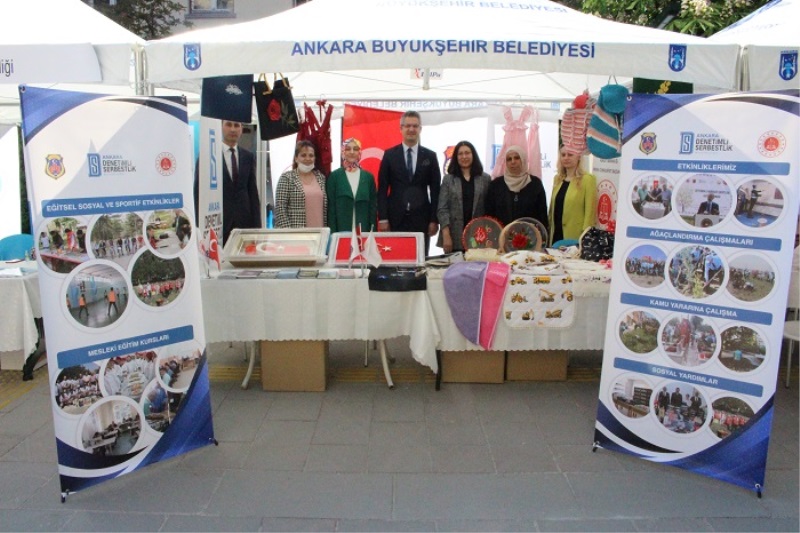 Ankara Üniversitesi Ziraat Fakültesi Tarafından Düzenlenen Bahar Şenliğinde Denetimli Serbestlik Standı Kuruldu
