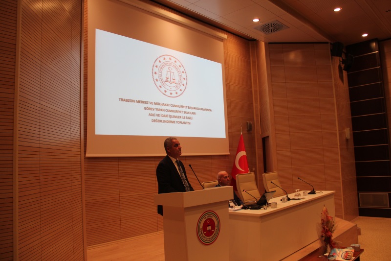 Trabzon Merkez ve Mülhakattaki Cumhuriyet Savcıları İle Değerlendirme Toplantısı Gerçekleştirildi