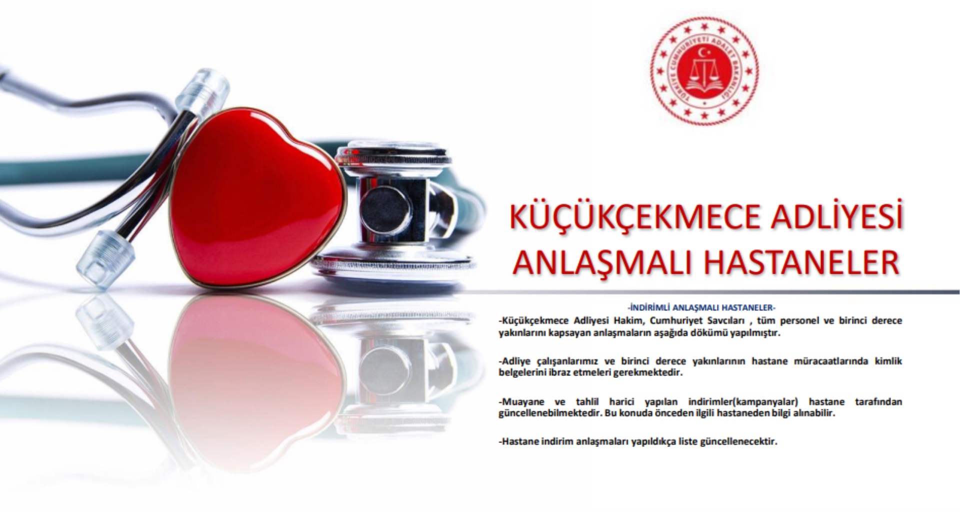 Adliyemizin Anlaşmalı Olduğu Hastaneler Listesi