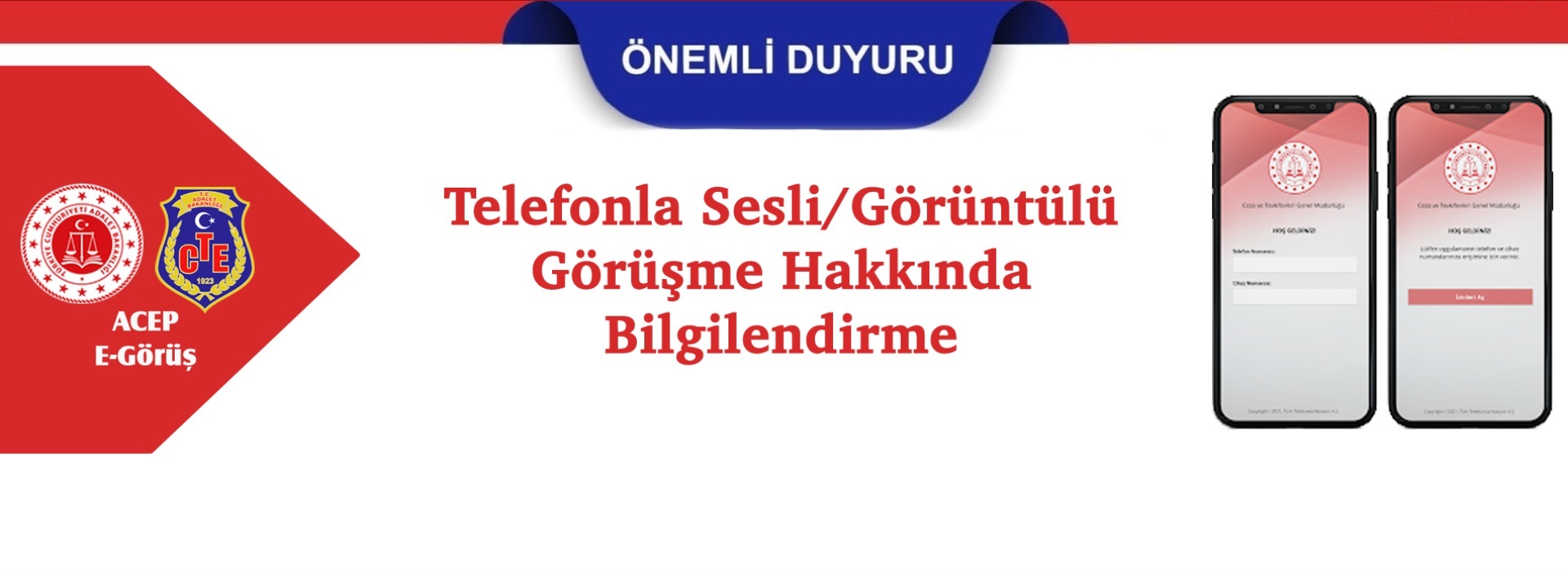 GÖRÜNTÜLÜ VE SESLİ GÖRÜŞME UYGULAMASI BAŞLAMIŞTIR.