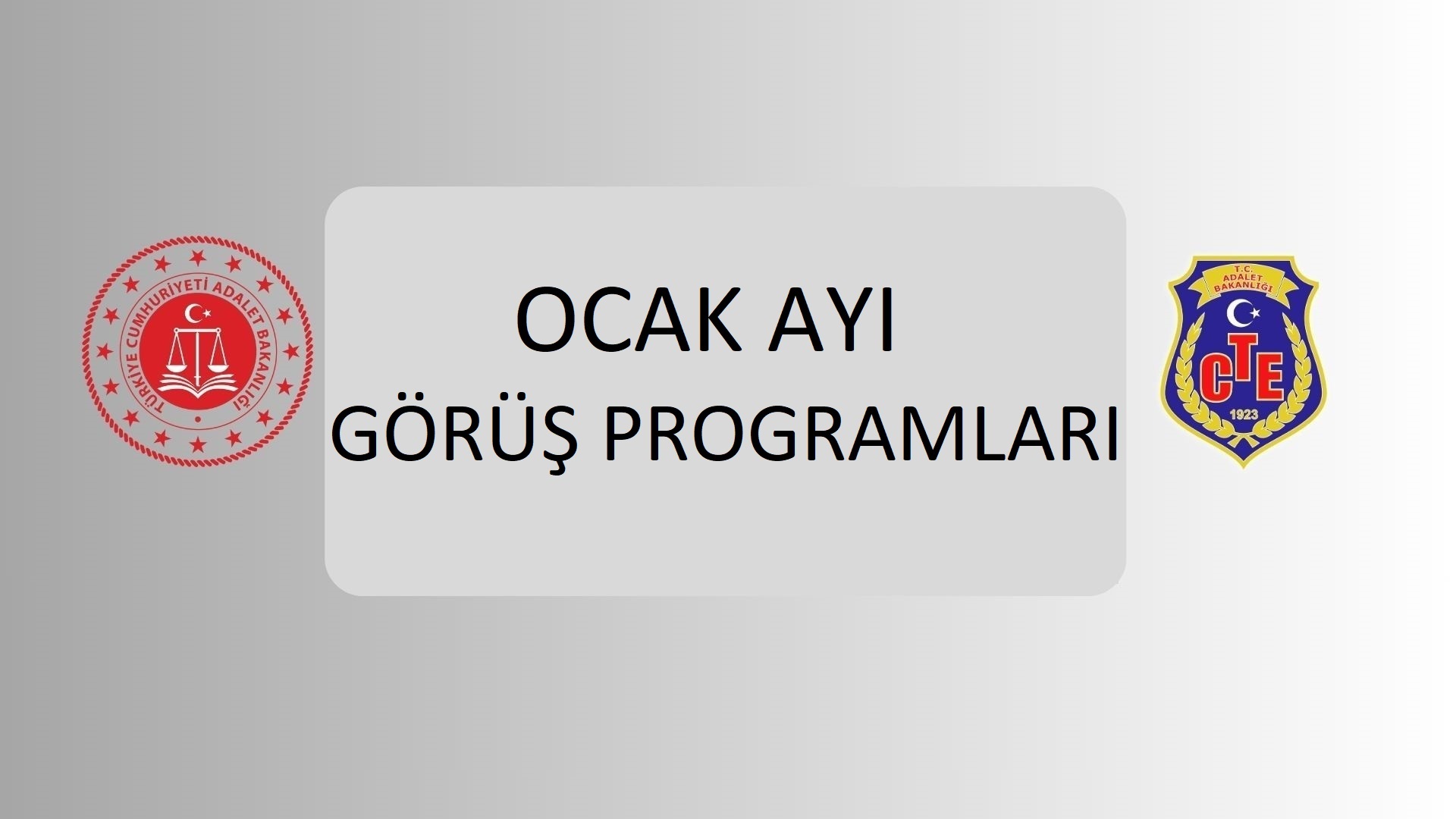 OCAK AYI AÇIK GÖRÜŞ PROGRAMI