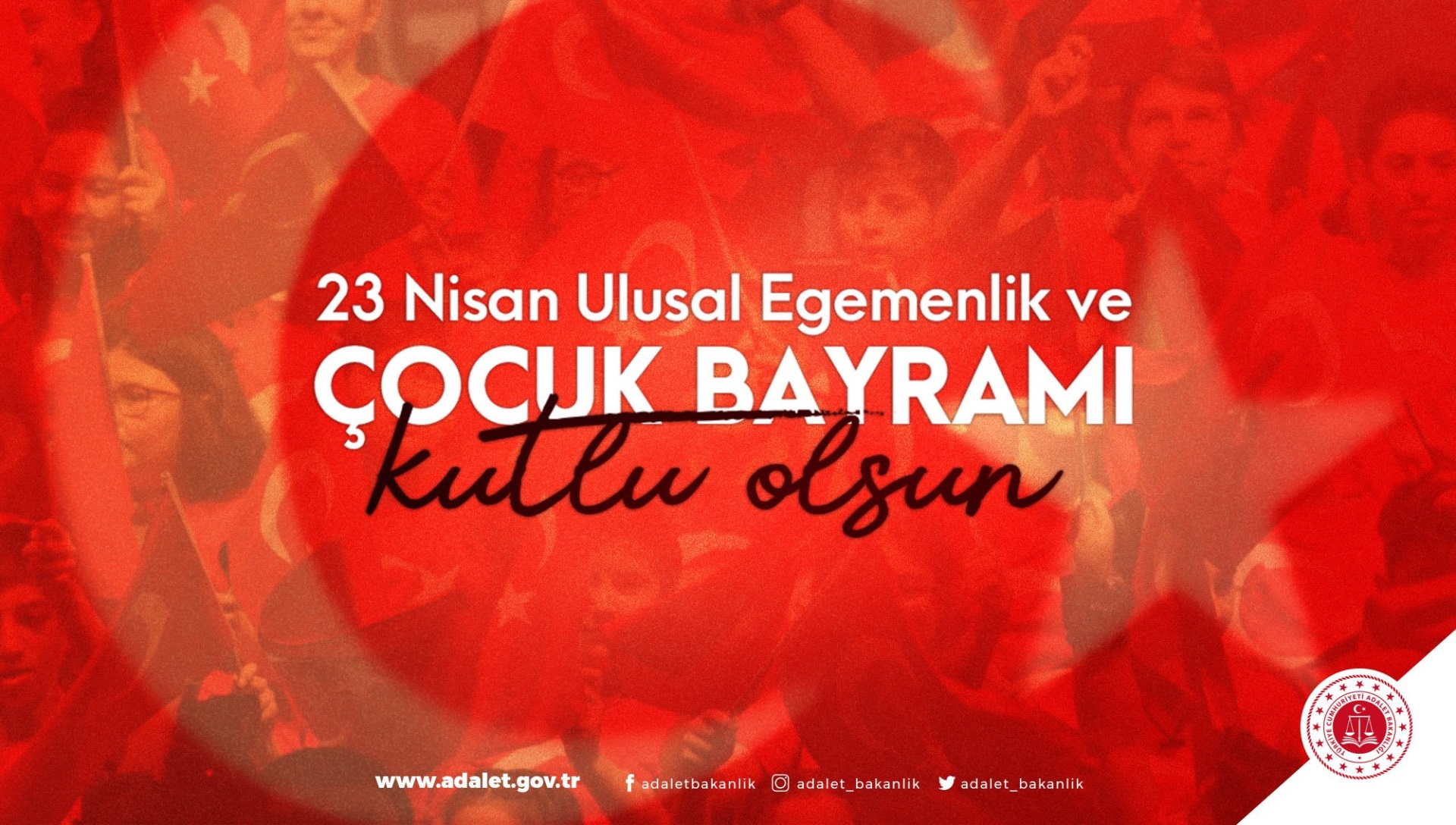 23 Nisan Ulusal Egemenlik ve Çocuk Bayramı Kutlu Olsun.